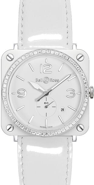 Bell & Ross BR S BR-S-WHITE-CERAMIC-DIAMOND-LS Replica Watch